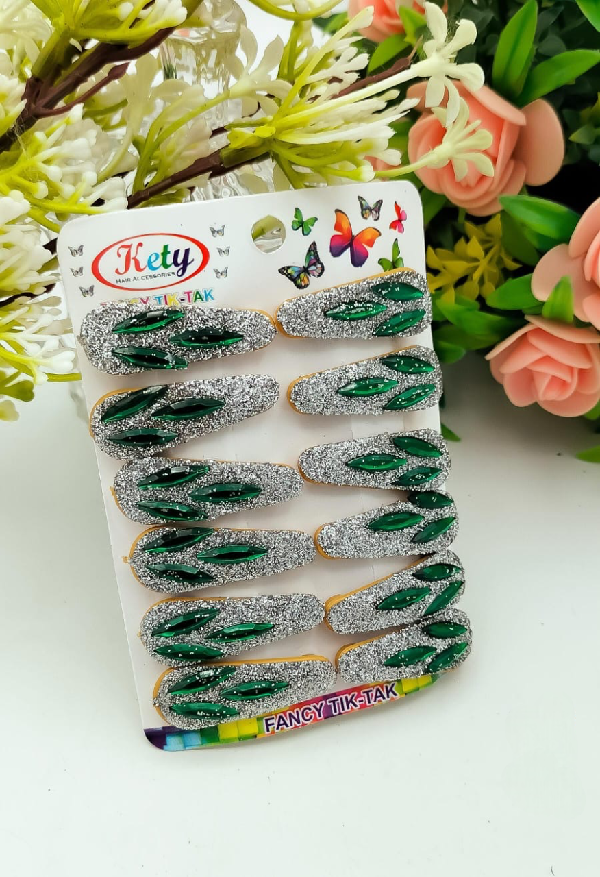 Fancy Glitter Hair Pins, 14th August Kids Glitter Tic Tic Pin, Festive Glitter Hair Clips Fancy Glitter Hair Pins, 14th August Kids Glitter Tic Tic Pin, Festive Glitter Hair Clips